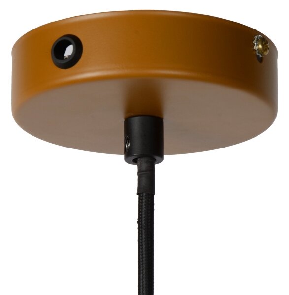 Lucide 78396/01/43 - Luster na lanku JERREL 1xE27/40W/230V hnedá