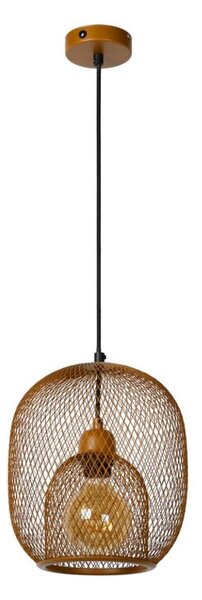 Lucide 78396/01/43 - Luster na lanku JERREL 1xE27/40W/230V hnedá