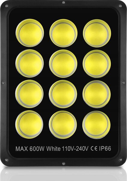LED záhradné svietidlo IP65 230V 600W COB