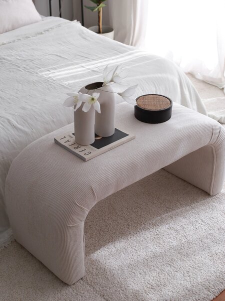 Hanah Home Taburet NU BENCH biely