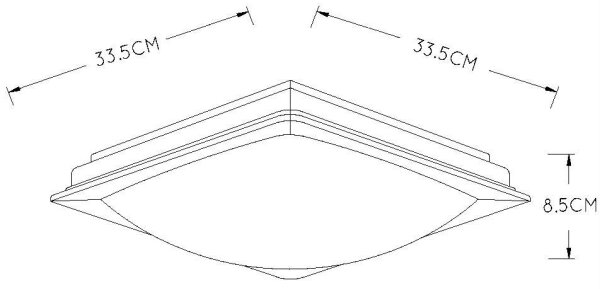 Lucide 79172/13/12 - LED Stmievateľné stropné svietidlo GENTLY LED/12W/230V IP21