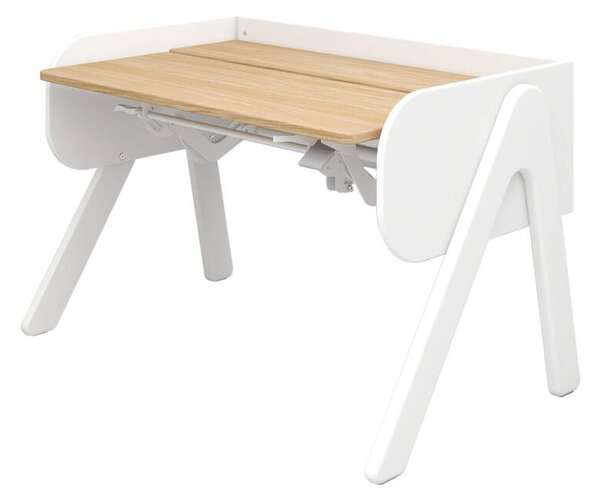 Flexa Detský pracovný stôl Woody Nor, White/Oak