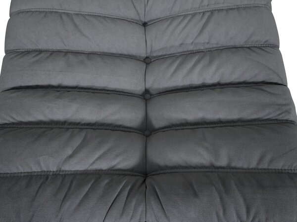 LivinHill Taburet Nua 86 cm zamat sivý