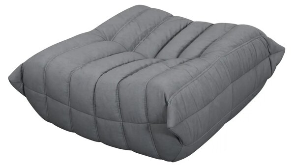 LivinHill Taburet Nua 86 cm zamat sivý