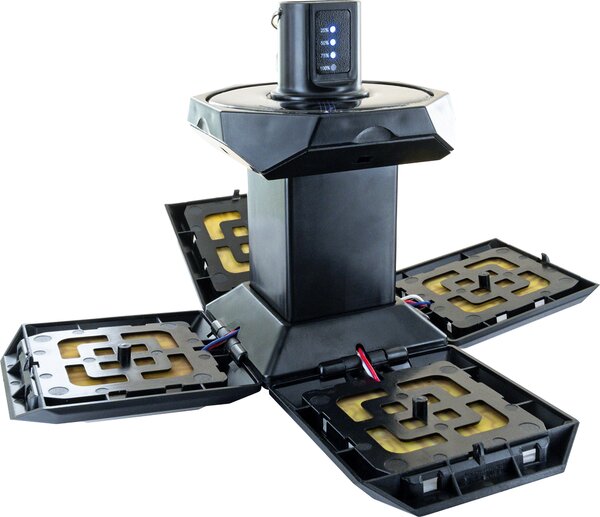 Schwaiger SOLE0530, Vonkajie závesné osvetlenie, ierna, Akrylonitrilbutadienstyren (ABS), IP44, LED, 30 W