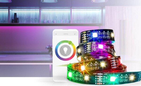 Nedis BTLS20RGBW - LED RGB Stmievateľný pásik SmartLife 2,4m LED/4W/5V