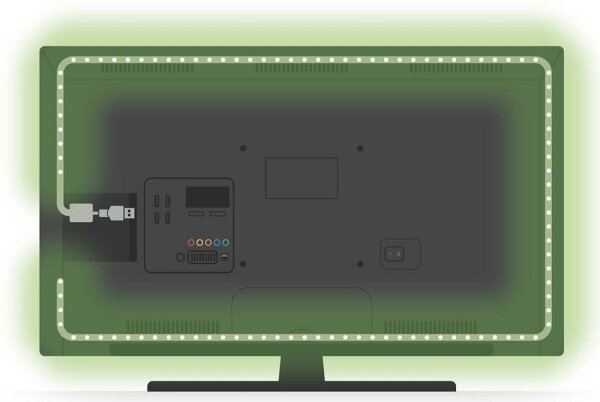Nedis BTLS20RGBW - LED RGB Stmievateľný pásik SmartLife 2,4m LED/4W/5V