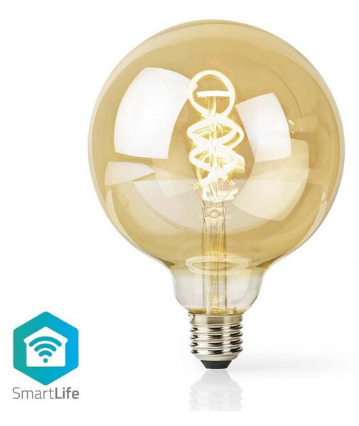 Nedis WIFILRT10G125 - LED Stmievateľná žiarovka E27/4,9W/230V Wi-Fi 1800-6500K