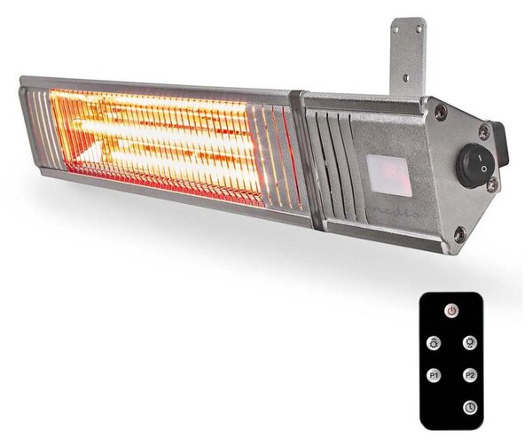 Nedis HTPA30ESS - Vonkajšie elektrické vykurovacie teleso 2000W/230V IP65 + DO