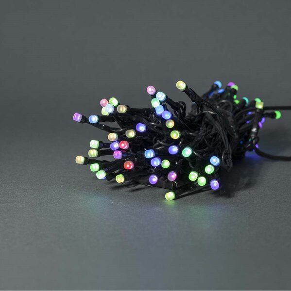 Nedis WIFILX01C42-LED RGB Vonkajšia svetelná reťaz 42xLED/8 funkcií 8m IP65 Wi-Fi Tuya