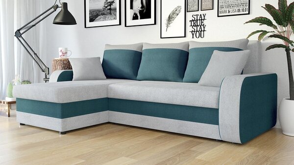 Mirjan24 Rohová sedačka Burnet Lux, Dostupné poťahy: Spirit White 5903211544620