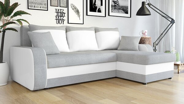 Mirjan24 Rohová sedačka Burnet Lux, Dostupné poťahy: Spirit White 5903211544620
