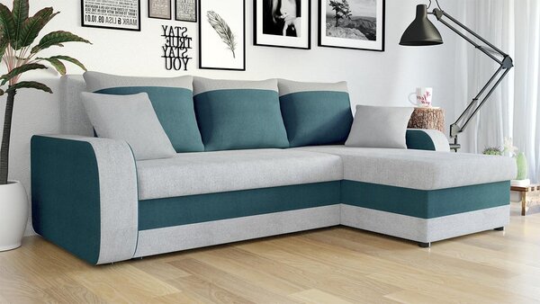Mirjan24 Rohová sedačka Burnet Lux, Dostupné poťahy: Spirit White 5903211544620