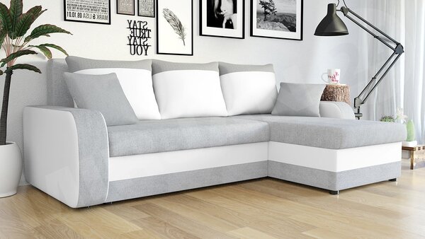 Mirjan24 Rohová sedačka Burnet Lux, Dostupné poťahy: Spirit White 5903211544620