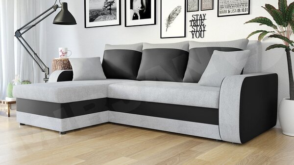Mirjan24 Rohová sedačka Burnet Lux, Dostupné poťahy: Spirit White 5903211544620