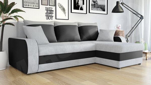 Mirjan24 Rohová sedačka Burnet Lux, Dostupné poťahy: Spirit White 5903211544620