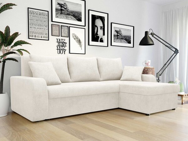 Mirjan24 Rohová sedačka Burnet Lux, Dostupné poťahy: Spirit White 5903211544620