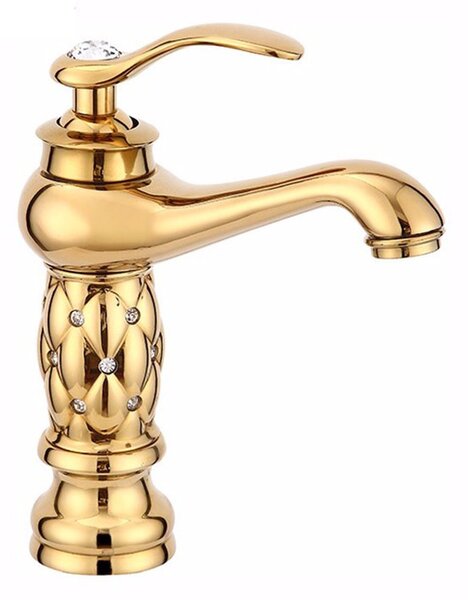 LAUFERI URANIA GOLD RETRO stojánková umývadlová batéria