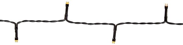 Nedis CLBO96 - LED reťaz 96xLED/7 funkcií/3xAA 7,7m IP44 teplá biela