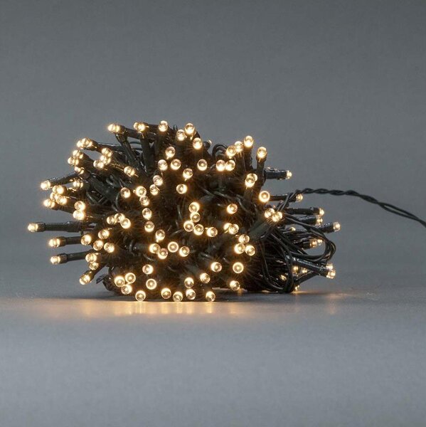 Nedis CLBO192 - LED reťaz 192xLED/7 funkcií/3xAA 14,9m IP44 teplá biela