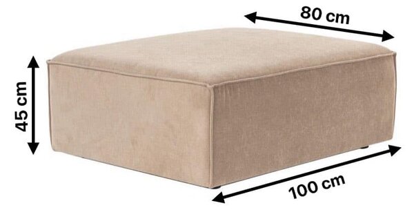 Hanah Home Taburet SORA 100 cm cappuccino