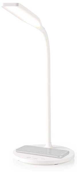 Nedis LTLGQ4M2WT - Stm. lampa s bezdr. nabíjaním Qi LED/5,5W/230V 2700-6500K