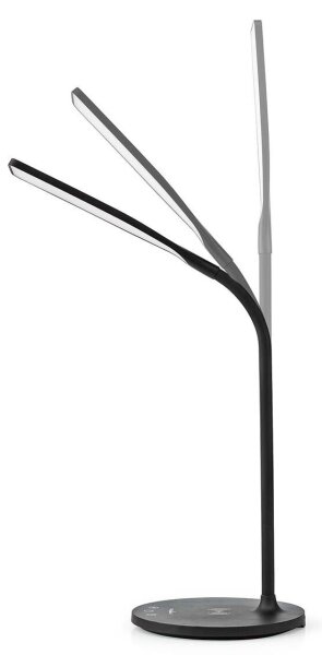 Nedis LTLGQ4M2BK - Stm. lampa s bezdr. nabíjaním Qi LED/5,5W/230V 2700-6500K
