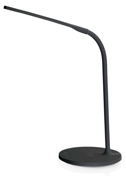 Nedis LTLGQ4M2BK - Stm. lampa s bezdr. nabíjaním Qi LED/5,5W/230V 2700-6500K