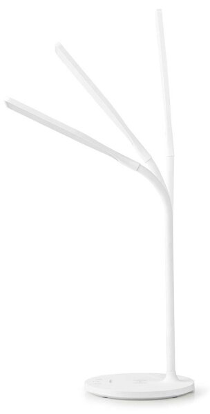 Nedis LTLGQ4M2WT - Stm. lampa s bezdr. nabíjaním Qi LED/5,5W/230V 2700-6500K