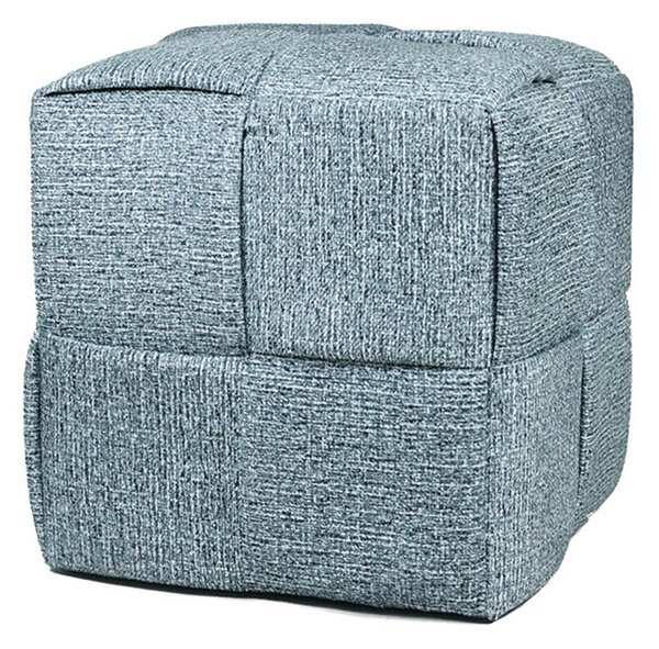 Mondex Taburet WIKI 42,5x42,5x43 cm modrý/sivý