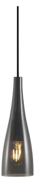 Nordlux - Závesný luster na lane EMBLA 1xE27/40W/230V dymový/čierny
