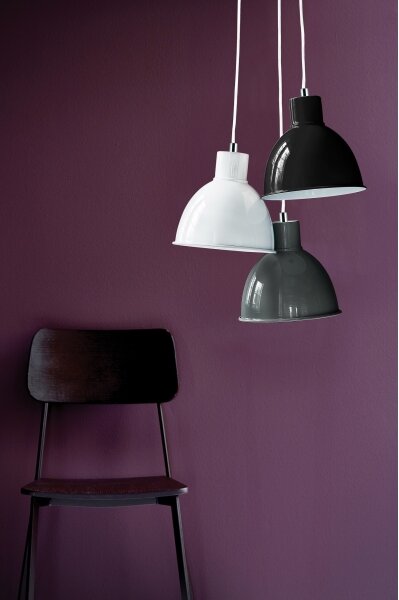 Nordlux - Luster na lanku POP 1xE27/40W/230V antracit