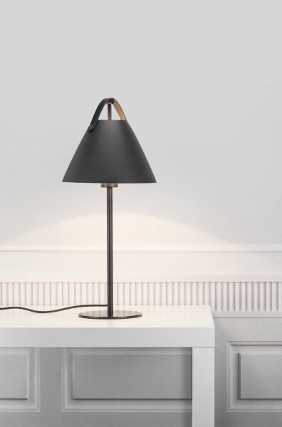 DFTP by Nordlux - Stolná lampa STRAP 1xE27/40W/230V čierna