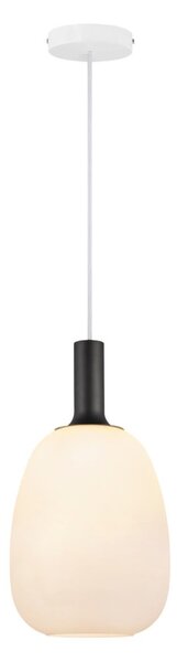 Nordlux - Luster na lanku ALTON 1xE27/60W/230V biela/čierna/mosadz