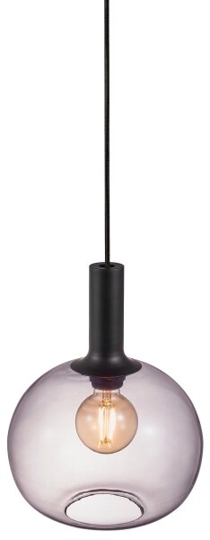 Nordlux - Luster na lanku ALTON 1xE27/60W/230V čierna