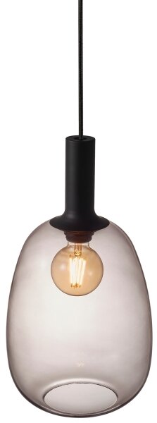 Nordlux - Luster na lanku ALTON 1xE27/60W/230V čierna