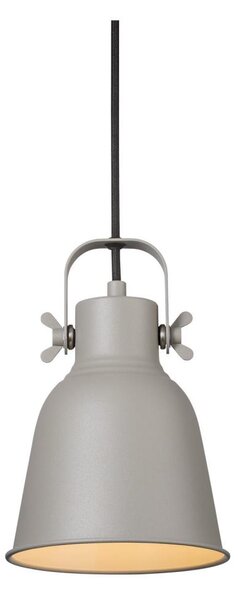 Nordlux - Luster na lanku ADRIAN 1xE27/25W/230V pr. 16 cm šedá