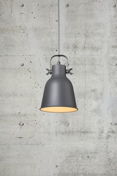 Nordlux - Luster na lanku ADRIAN 1xE27/25W/230V pr. 16 cm antracit