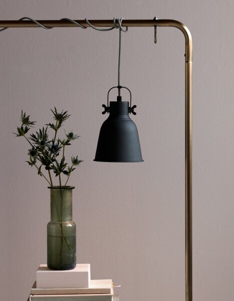 Nordlux - Luster na lanku ADRIAN 1xE27/25W/230V pr. 16 cm antracit
