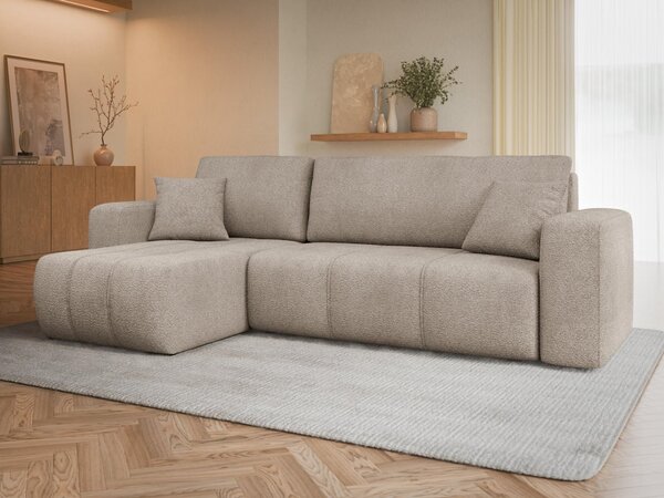 Mirjan24 Rohová rozkladacia sedačka Larow Boucle, Dostupné poťahy: Coral 65 5903211452062