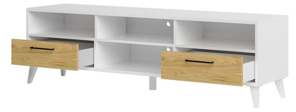 Szynaka Televízny stolík Barris 25 160 cm orech americký/biely