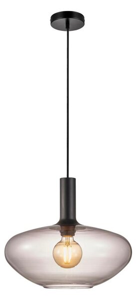 Nordlux - Luster na lanku ALTON 1xE27/60W/230V čierna