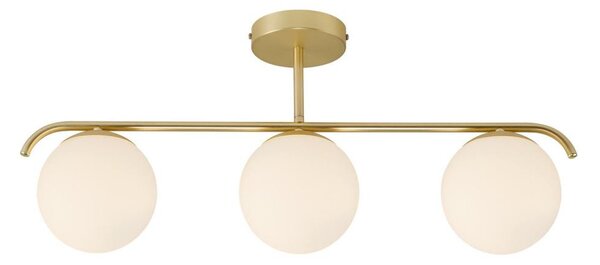 Nordlux - Luster na tyči GRANT 3xE14/25W/230V zlatá