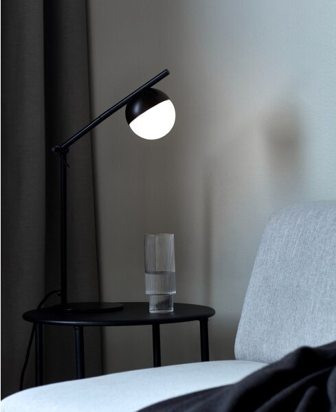 Nordlux - Stolná lampa CONTINA 1xG9/5W/230V čierna