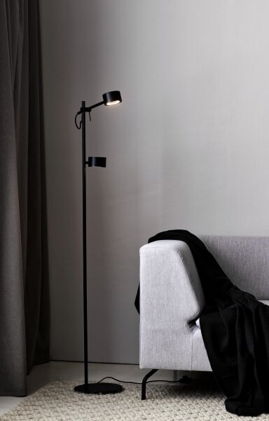 Nordlux - LED Stmievateľná stojacia lampa CLYDE 2xLED/4W/230V