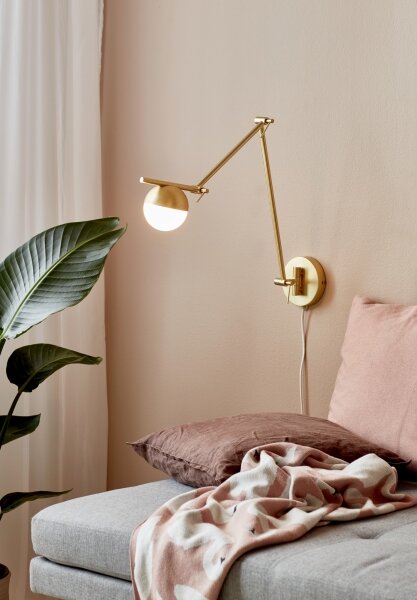 Nordlux - Nástenná lampa CONTINA 1xG9/5W/230V mosadz