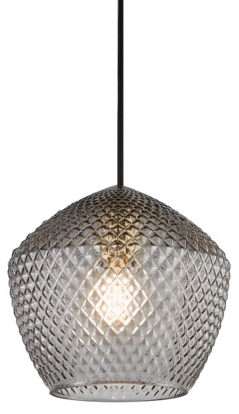Nordlux - Luster na lanku ORBIFORM 1xE27/40W/230V čierna/šedá