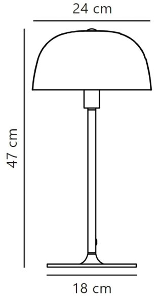 Nordlux - Stolná lampa CERA 1xE14/40W/230V zlatá