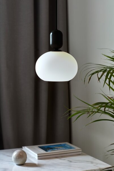 Nordlux - Luster na lanku NOTTI 1xE27/40W/230V čierna
