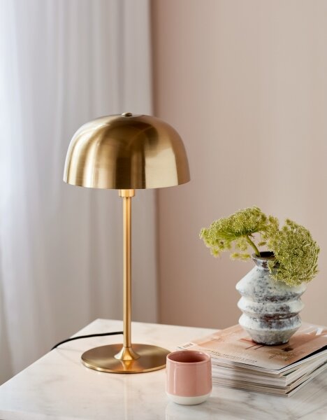 Nordlux - Stolná lampa CERA 1xE14/40W/230V zlatá
